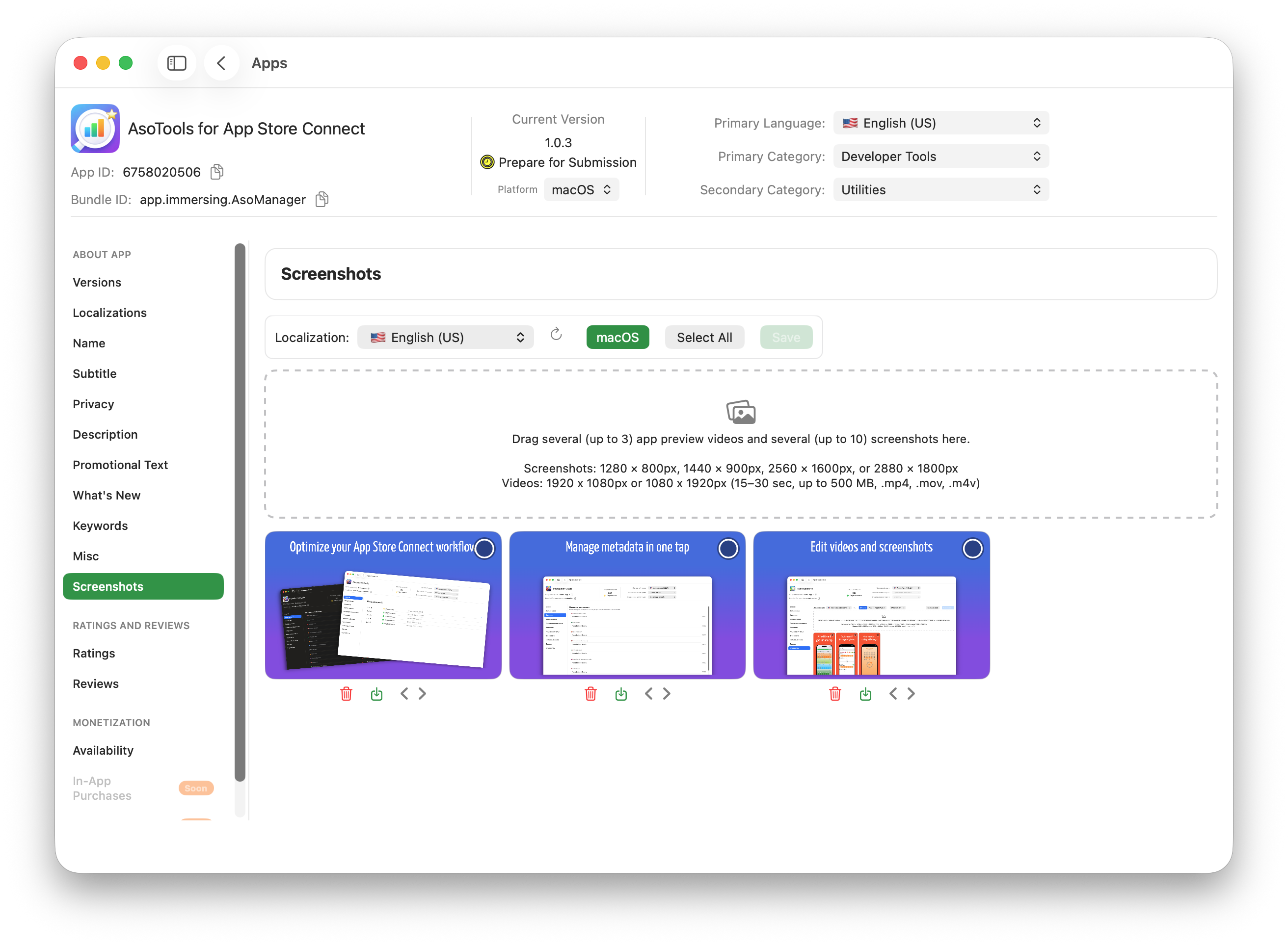 Screenshot and Video Management
